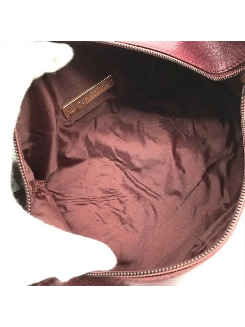 Cartier Leather Trinity Hand Vanity Gold Pouch